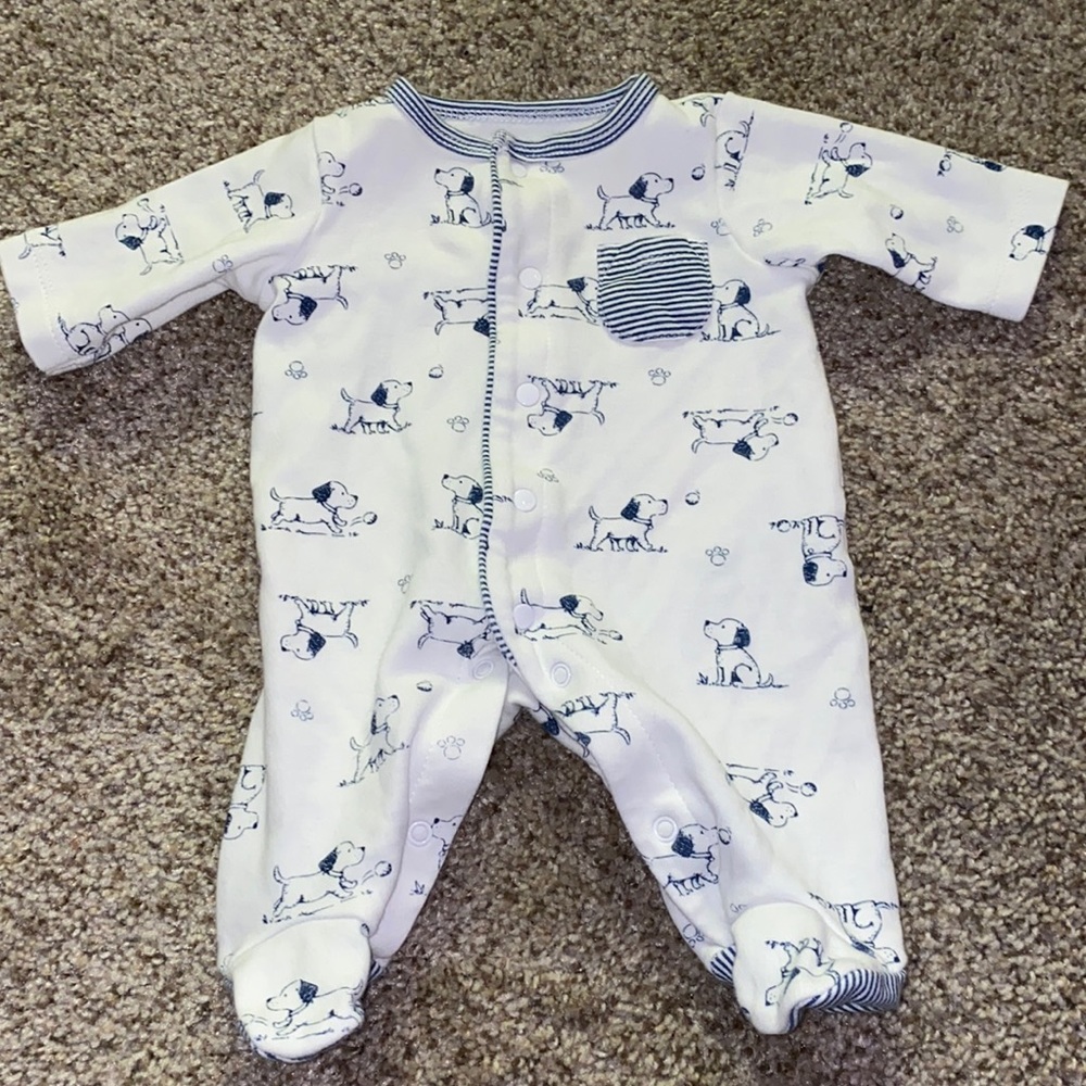 Preemie footie with matching hat!!